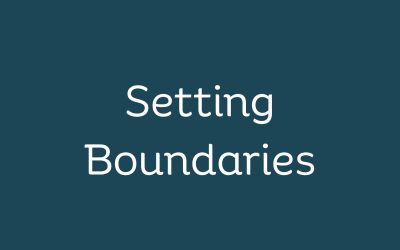 Setting Boundaries