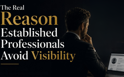 The Real Reason Established Professionals Avoid Visibility
